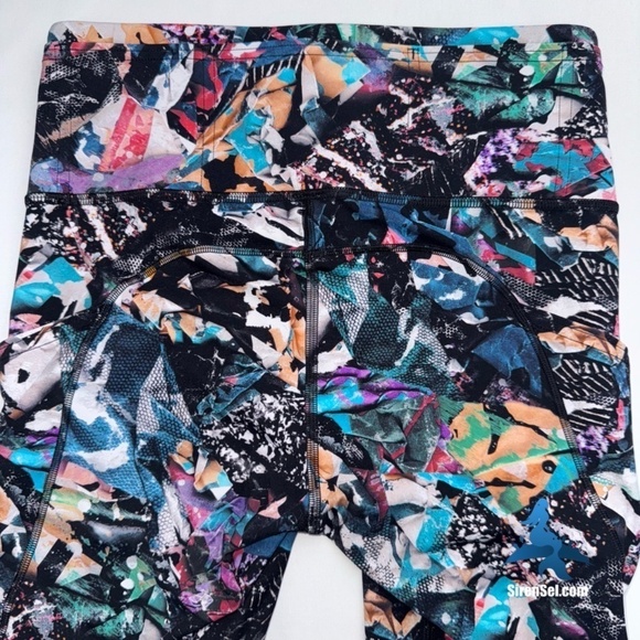 1061 lululemon Fast & Free Crop II *Nulux 19" - Size 4 - Color Crush Multi - Picture 7 of 15